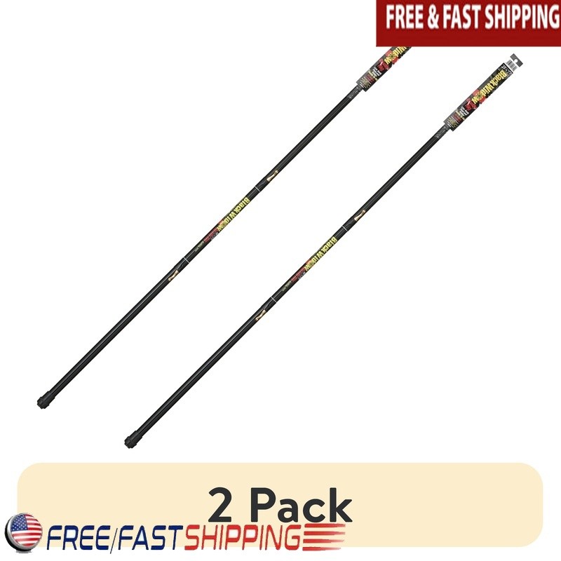 13ft Telescopic Fishing Rod Ready Rig Crappie Bluegill Panfish W/ Float Line 2Pc