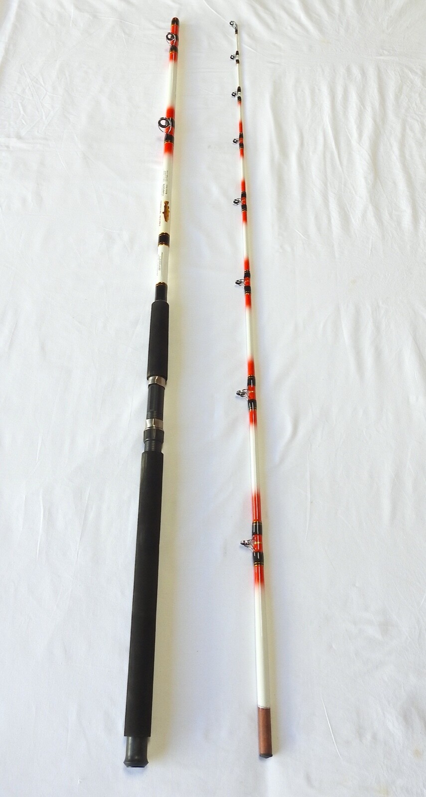 Classic Nite Stick Catfish Casting Rod 10′ 2PC Glow Tip Red