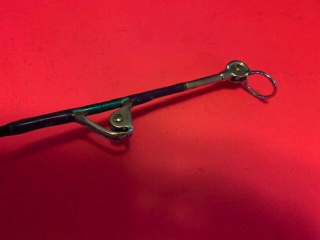 CUSTOM CALSTAR BOOMER JR. 5 FOOT 8 INCH 50 TO 100# RATED RAIL ROD FISHING ROD