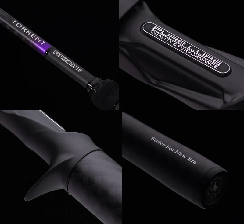 PURELURE TORRENT Spinning Rod 8FT 9FT F Action High Carbon Fuji SIC