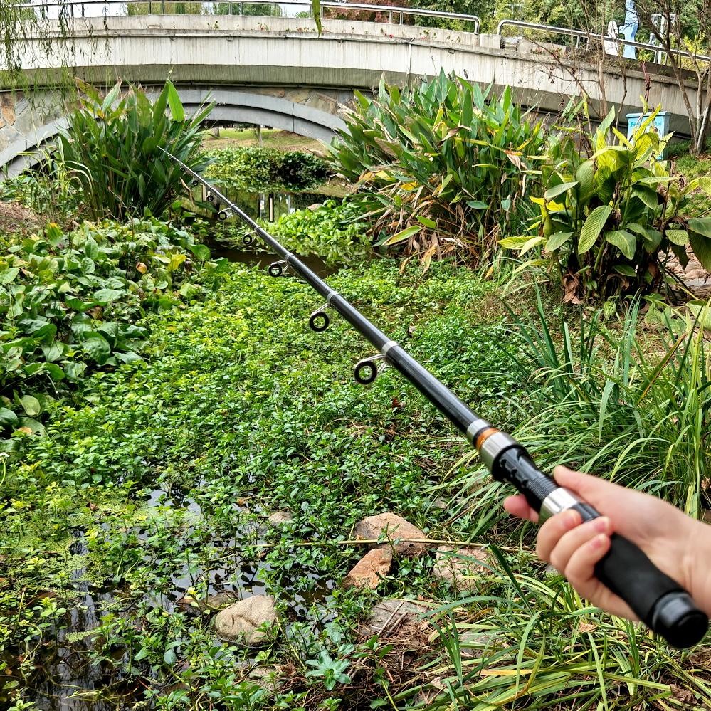JOSBY Telescopic Fishing Rod 1.5M 2.1M 2.3M Carbon Fiber Portable Travel Fishing