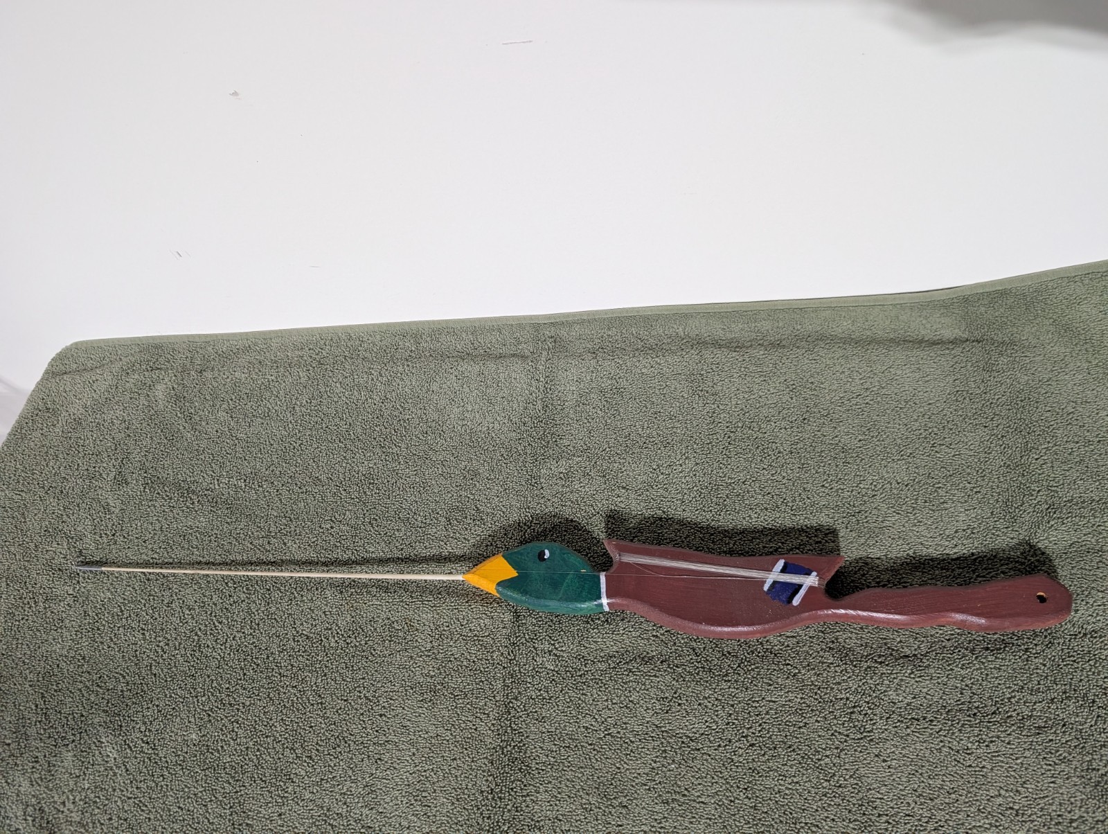 The Great Green Hornet Ice Fishing Rod