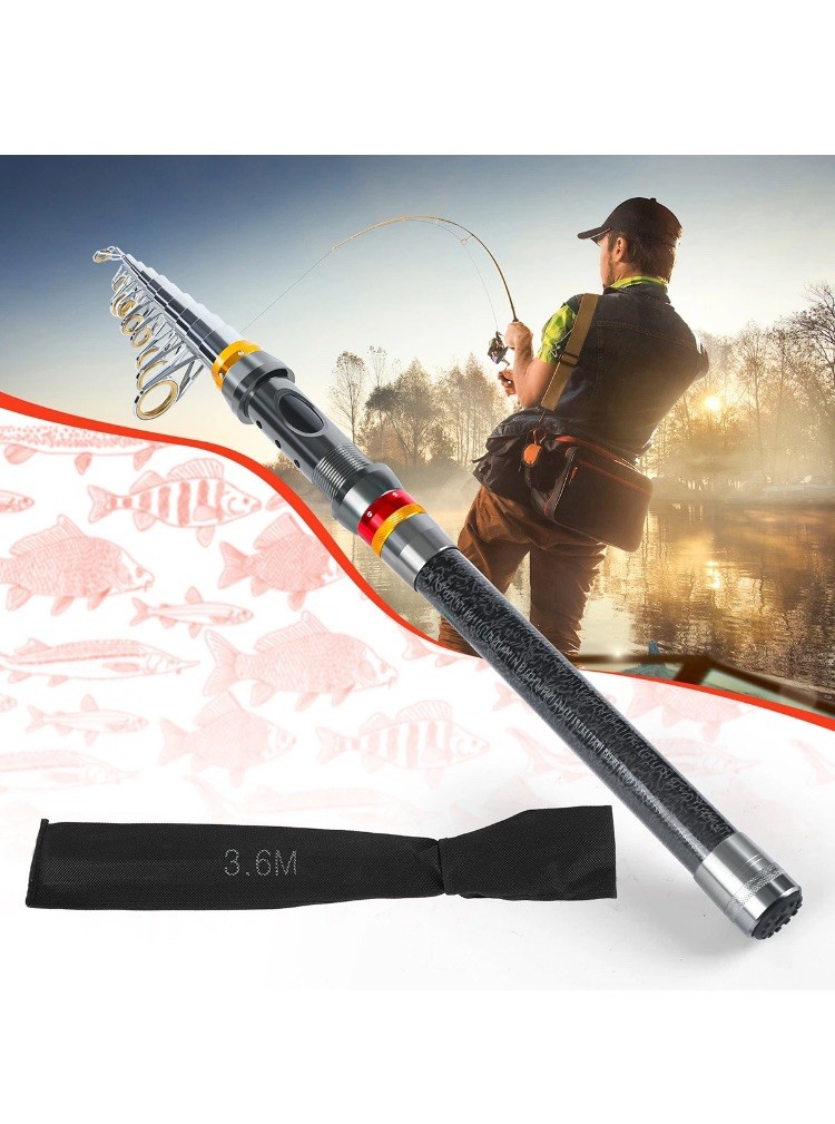 Telescopic Carbon Fishing Rod High Quality carbon fiber Spinning Fishing Rod