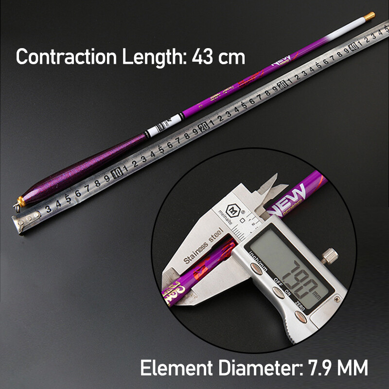 Dr.Fish Ultra Light Fishing Pole Carbon Fiber Telescopic Fishing Rod 2.1M-4.5M