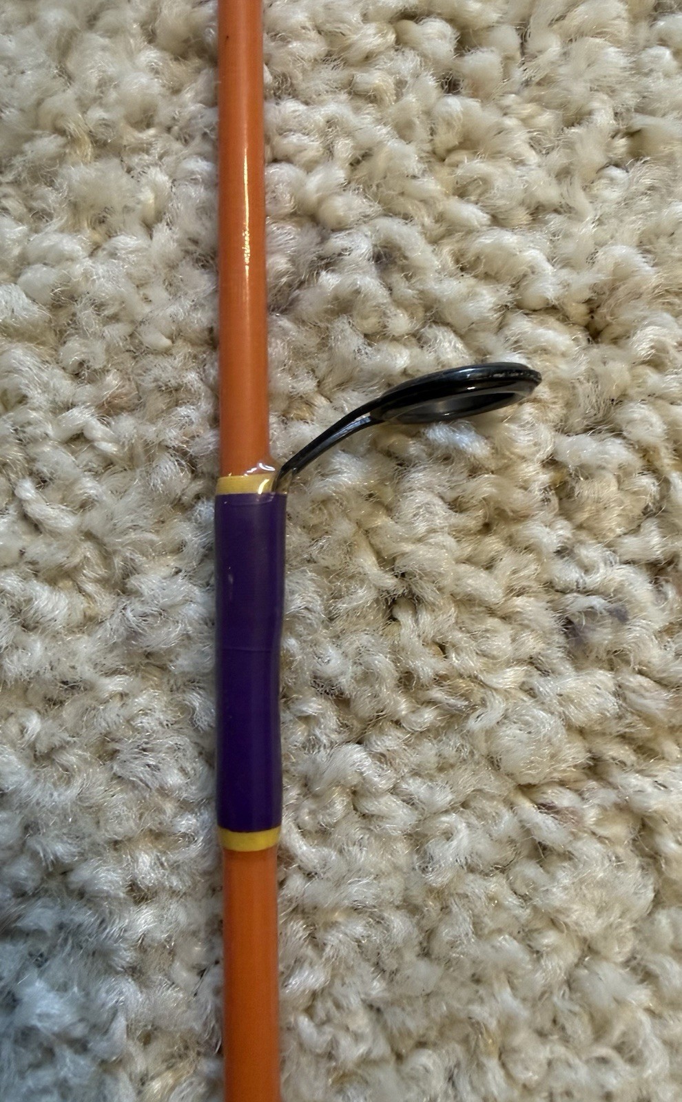 ***RARE*** Orange Glass Kencor “Magnaglas” XL-2 UL Trout (2) Piece Fishing Rod