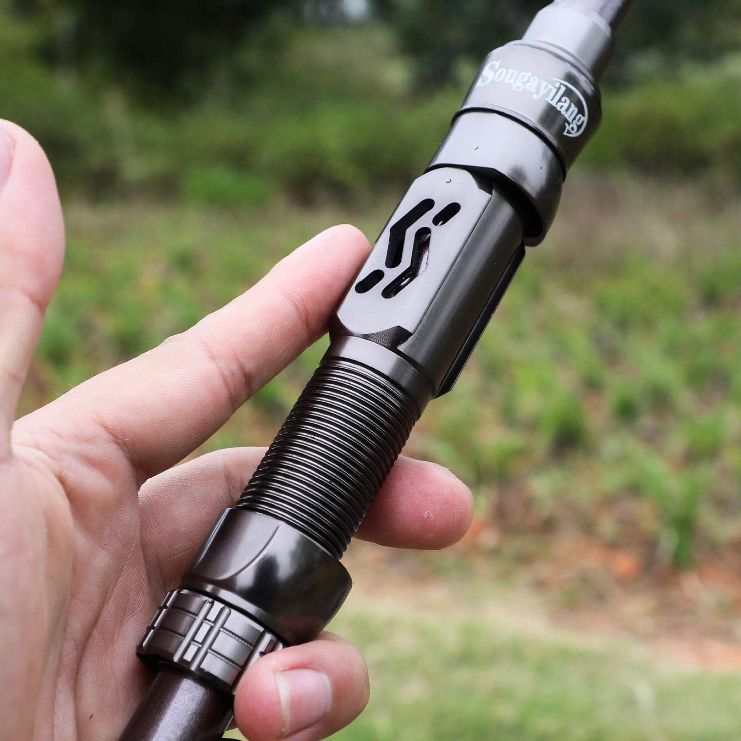 Telescopic Fishing Rod – 24 Ton Carbon Fiber,CNC Machined Reel Seat, Comforta…