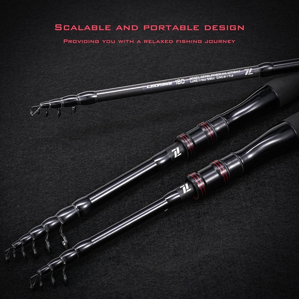Telescopic Fishing Rod Built with Carbon Fiber for Enhanced Performance