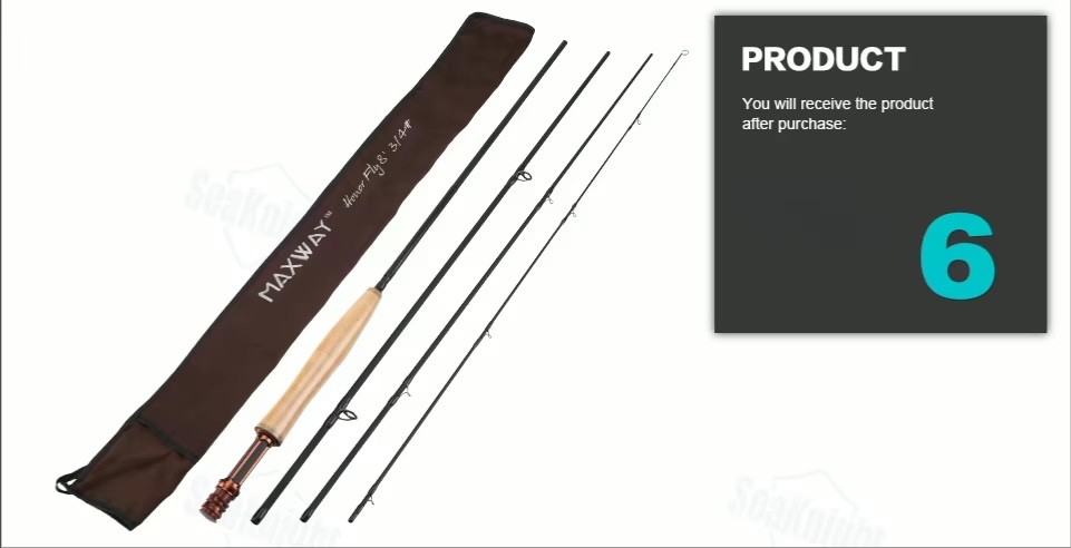 Travel Fly Fishing Rod Sea Saltwater & Freshwater Fly Fishing Rods Various