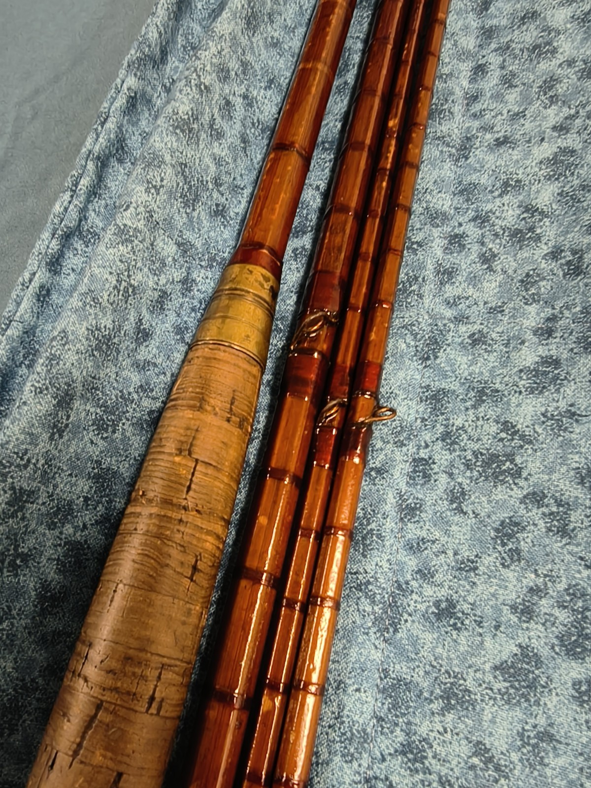 1927 Hardy 14’2″ The Gold Medal Rod Palakona Regal Bamboo 4 Piece Extra Tip