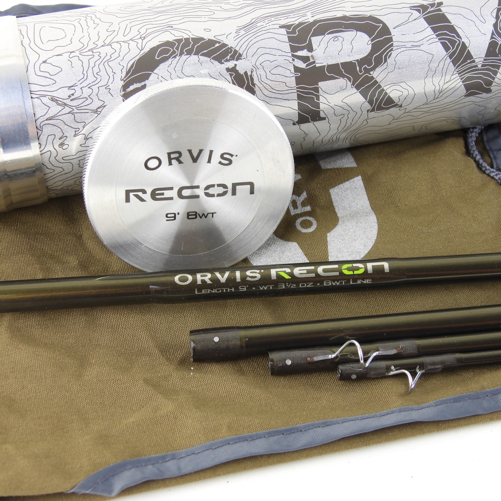 Orvis Recon Fly Fishing Rod. 9’. 8wt. W/ Tube & Sock.