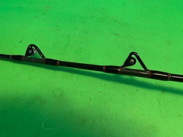 CUSTOM MADE CALSTAR BT660H 6 FOOT 30 TO 80 POUND RATED TROLLING FISHING ROD W@WE