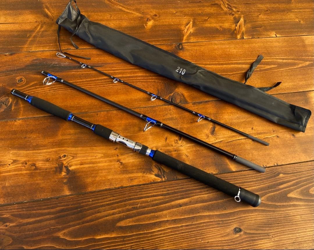 New 7ft (210cm) Jigging Rod Boat Kayak Fishing 20kg Large Fish Used
