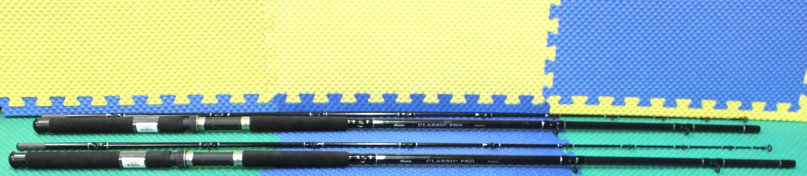 Okuma Black Classic Pro 10′ 0″ Trolling Rod Mooching 2-Piece CPM-10M 2-Pack!