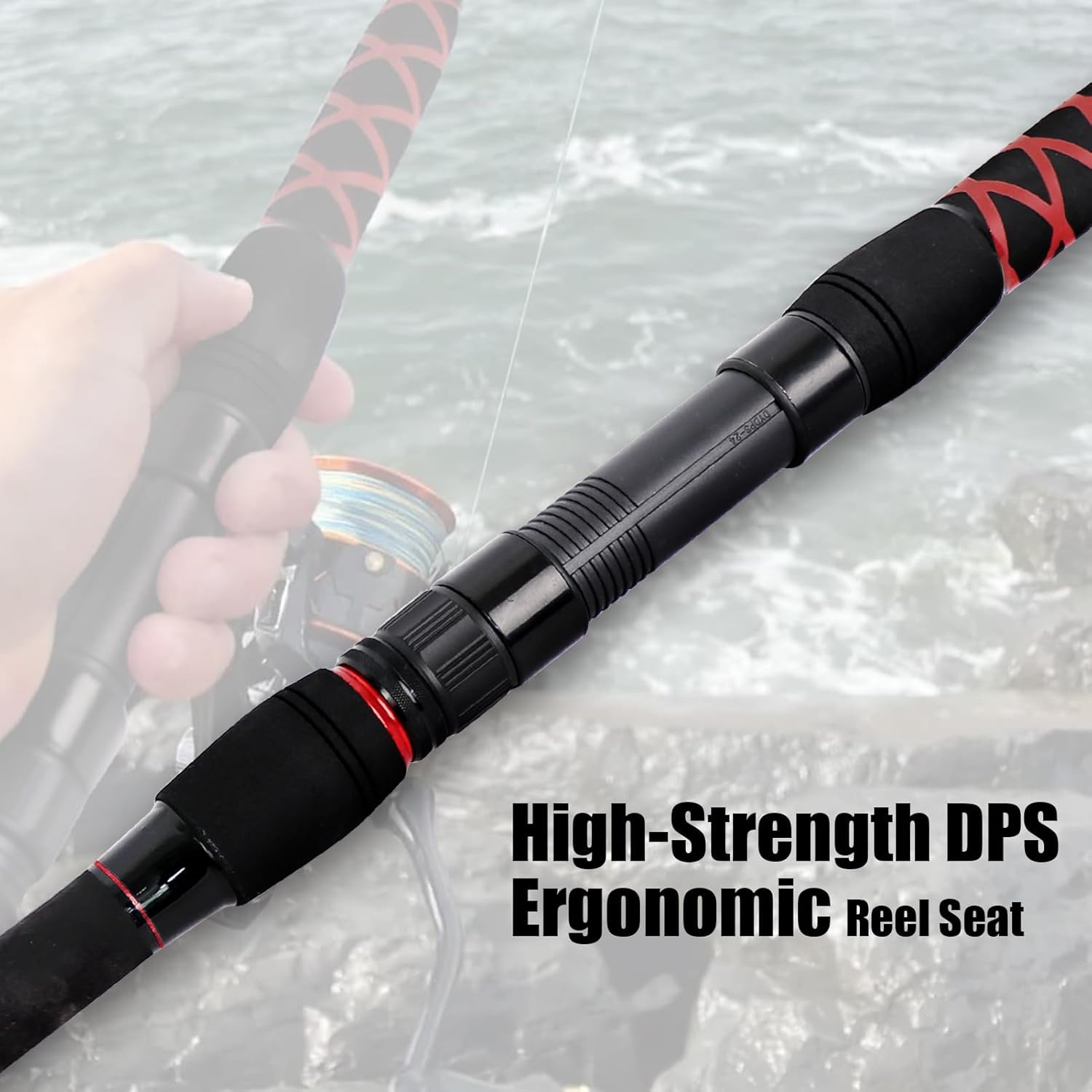 Surf Spinning Fishing Rod 2-Piece/3-Piece/4-Piece Carbon Fiber Travel Fishing Ro