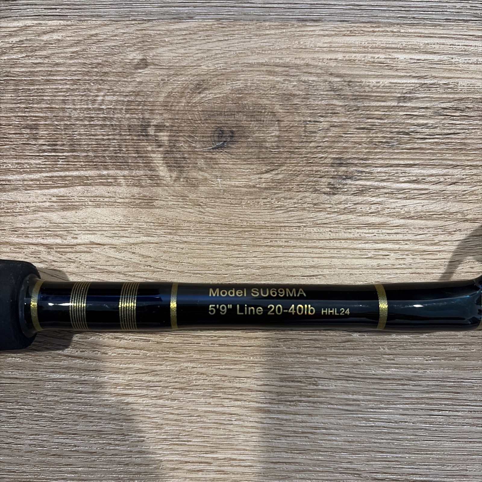 Half Hitch Black Gold SU69MA 5’9” Stand Up Rod 20-40lb Offshore Boat Rod
