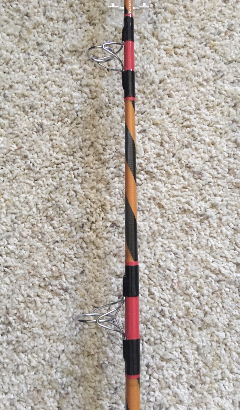 **RARE** Kencor Zebra Twist ZB1S Spinning Fishing Rod 6’9” 20-60 lb Test, “NICE”