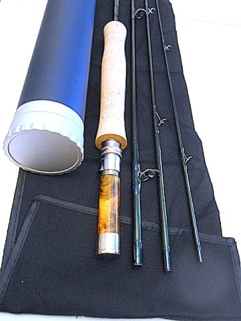 E.L. KEULING ROD CO 9′ 5 WT. DOWN-LOCKING 4PC CARBON FIBER FLY ROD 2026 USA