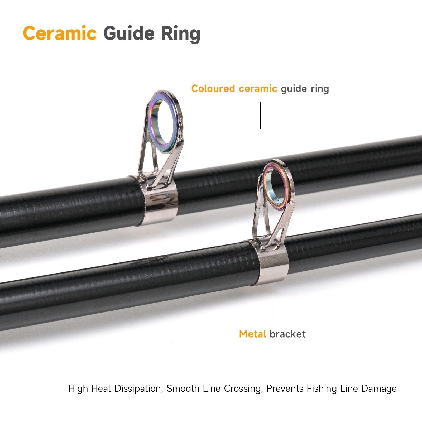 Carbon Telescopic Sea Rod 1.8/2.1/2.4/2.7m for Surf Shore Rock and Boat Fishing