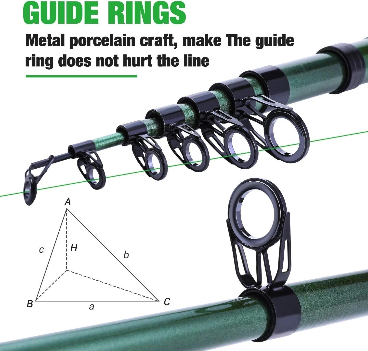 Telescopic Fishing Rod – 24 Ton Carbon Fiber,CNC Machined Reel Seat, Comforta..!
