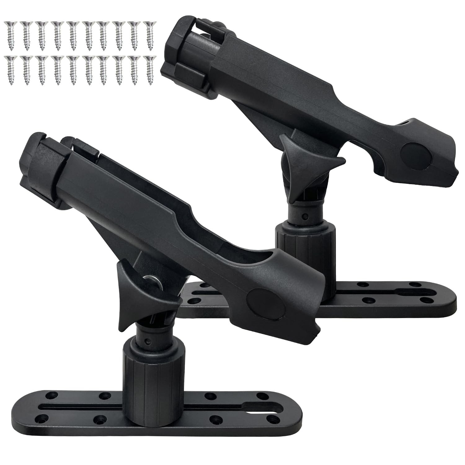 Lbw Kayak Fishing Rod Holder Track Mount Universal T-Shaped Screw Mounted On
