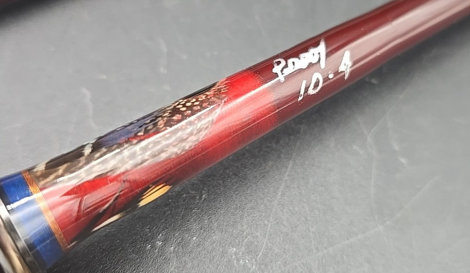 Extraordinary Terry Henson 10′ 4 weight nymphing fly rod Loomis blank