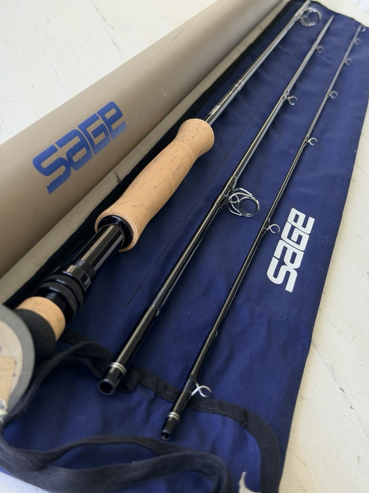 **BEAUTIFUL** 🔥 SAGE SALT RPLXi 8wt. 9’ft FlyRod!!🔥~LEGENDARY~🔥