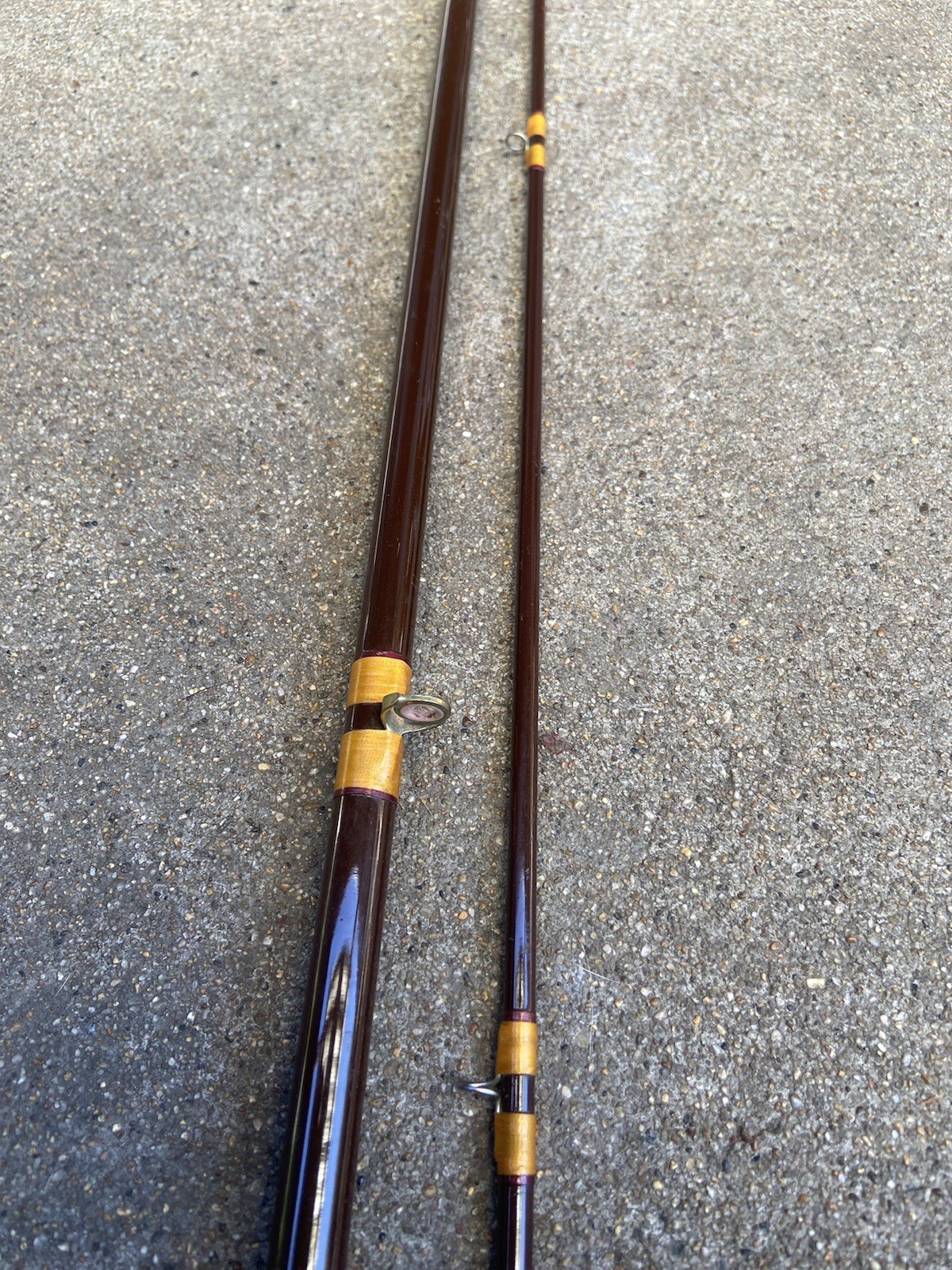House of Hardy Jet 7 Wt / 8-1/2 Ft Fiberglass Fly Rod Excellent Condition