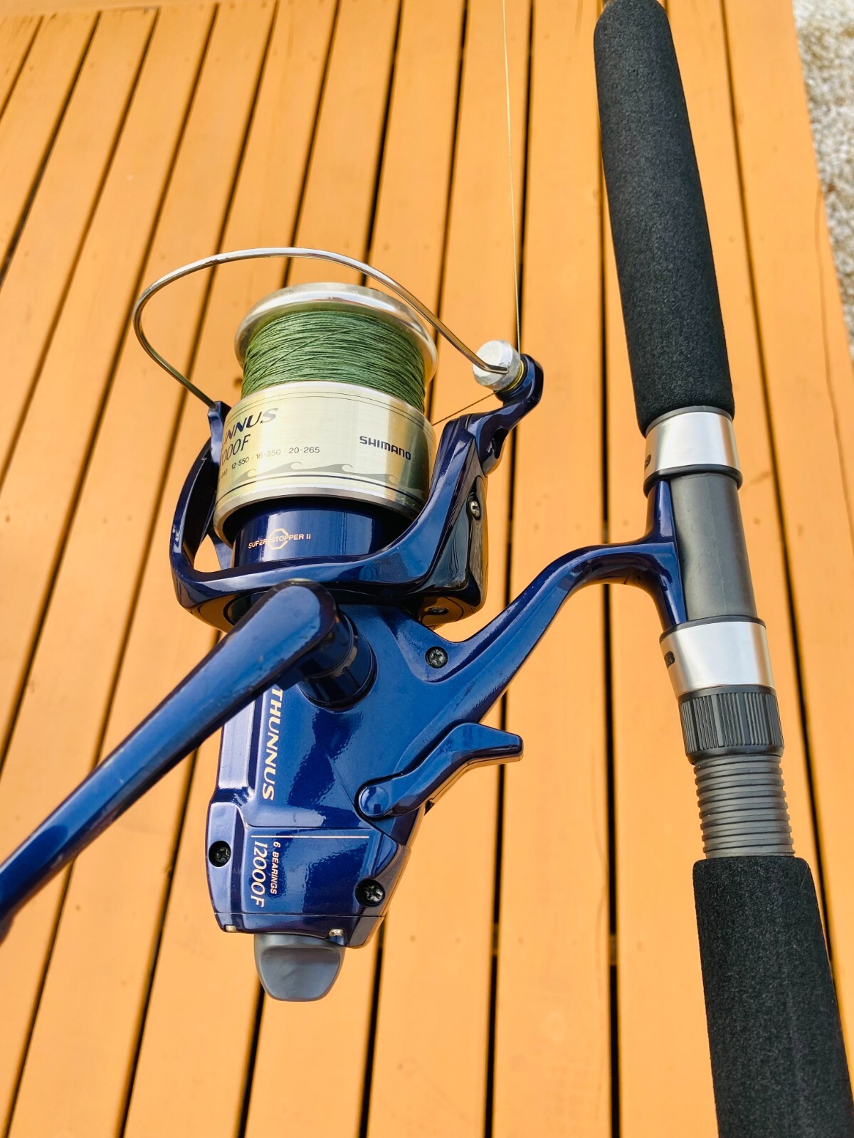 Shimano Thunnus 12000F Spinning Reel w/ Calstar Grafighter GFGR 700-LS Rod Combo