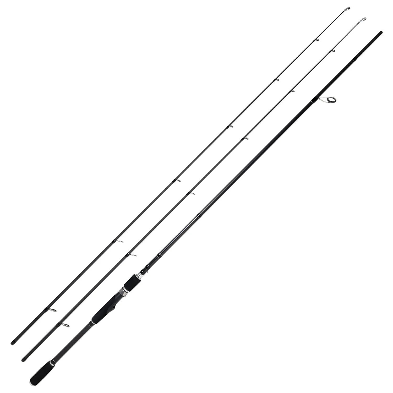 Pamchion TwoBarrels Multi Spin Spinning Rod 2.70m 5-25g and 10-45g Carbon Black