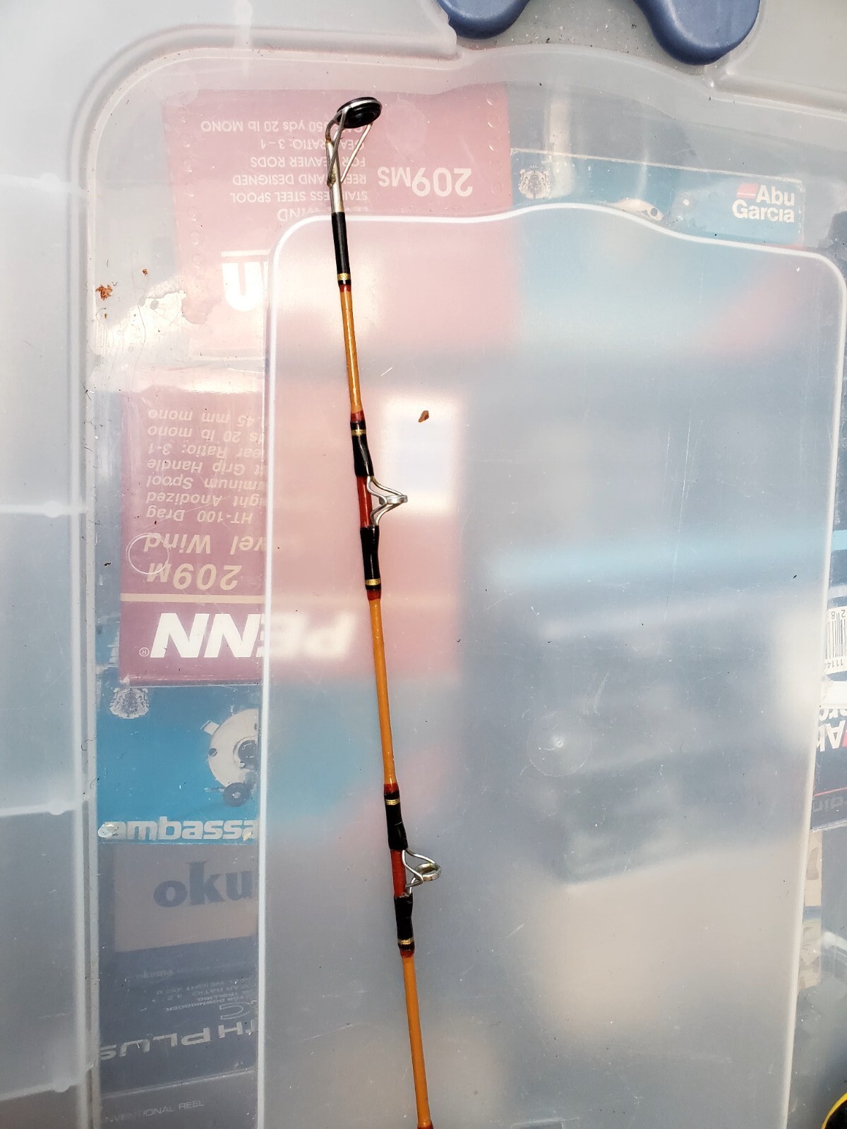 Shakespeare Ugly Stik Tiger BWC2200 Sigma 12-20lb 6’6″ boat rod made in USA EUC
