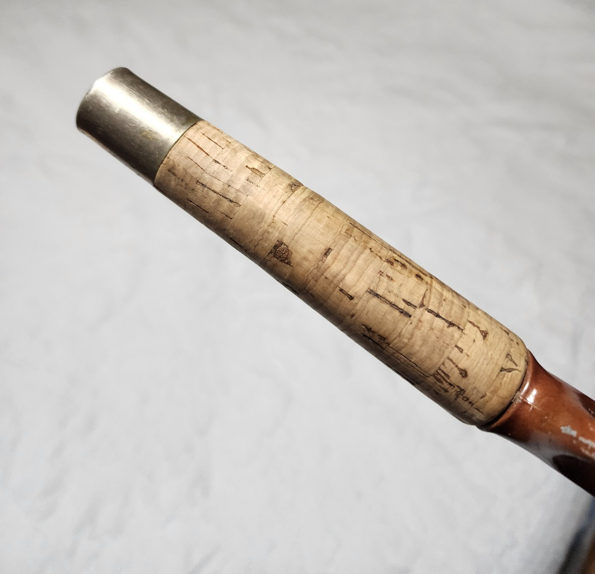Vtg 1950’s Wright & McGill 60″ SPIN CASTING FISHING ROD No. 1855 Cork Handle