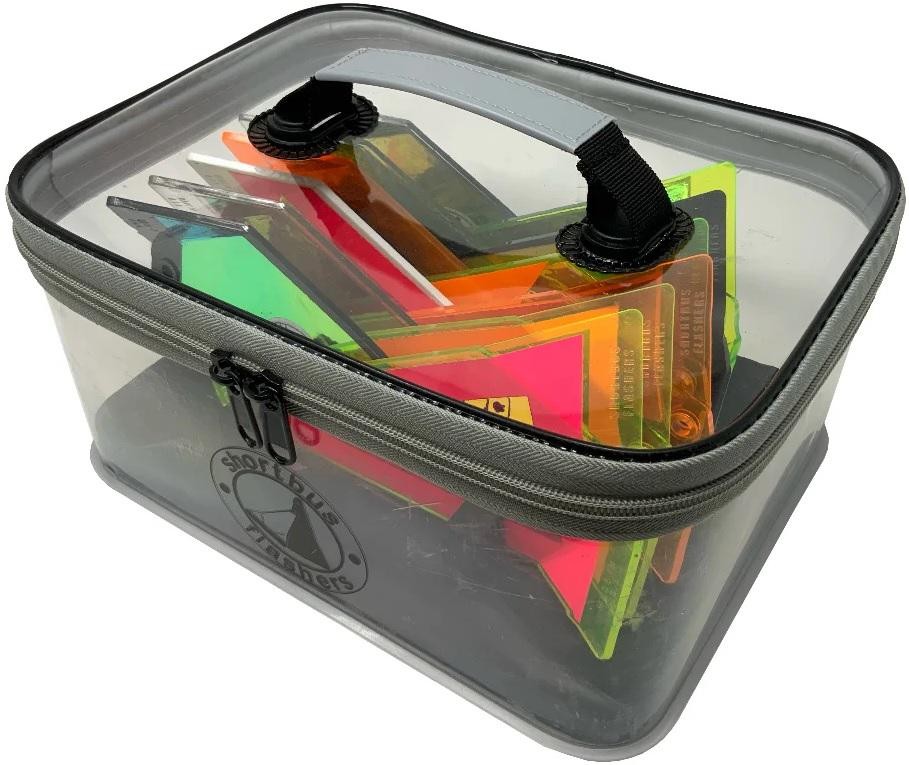 Shortbus Flashers Tackle Buddy 8 in Triangle Flasher Holder Box Holds 12