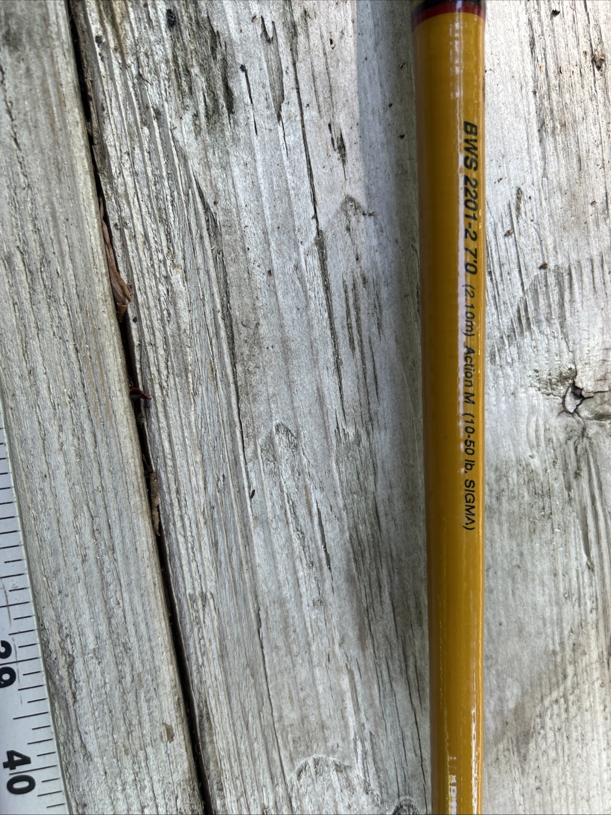 Shakespeare Two Piece Ugly Stick Tiger Bws2201–2 7 Foot Spinning Rod