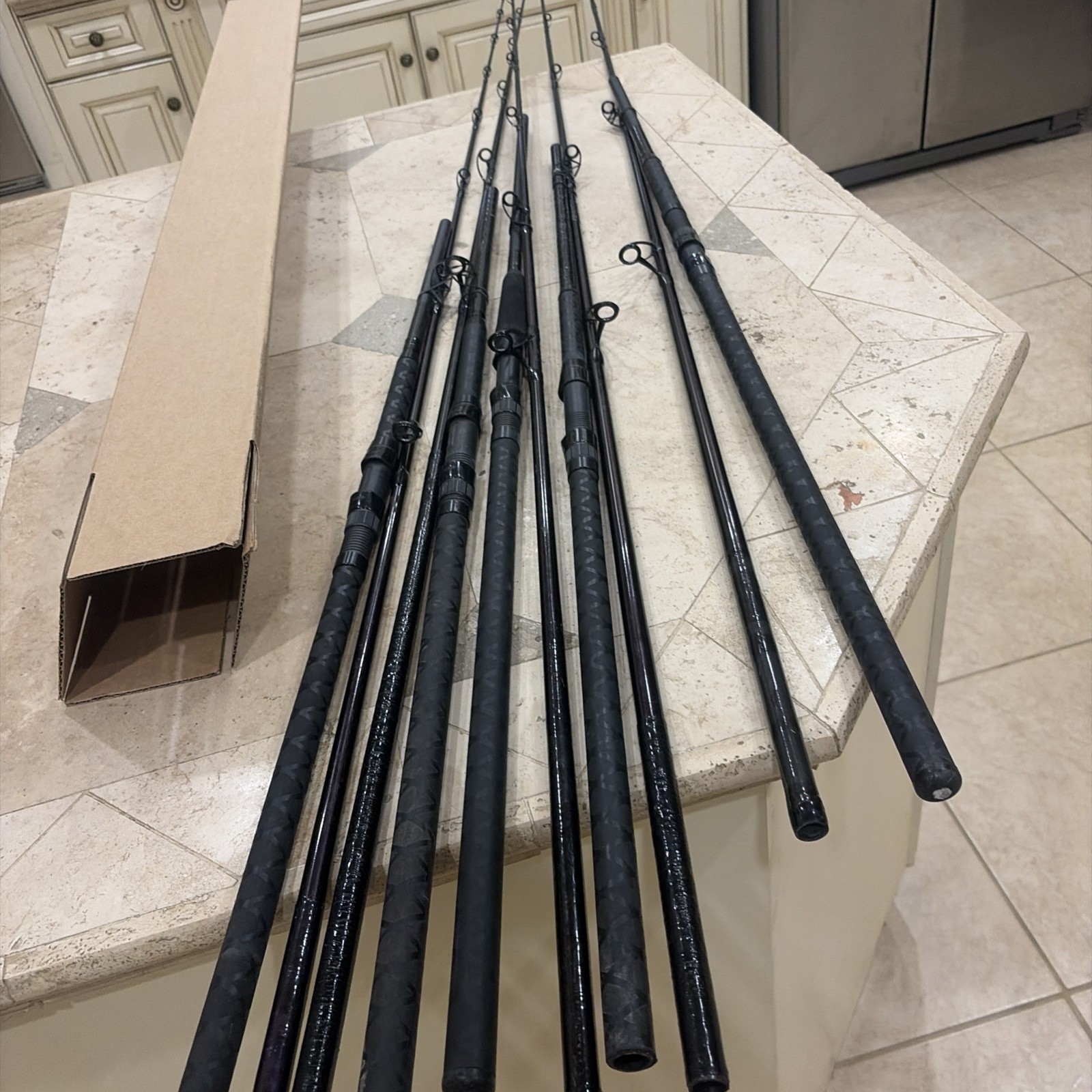 Lot Of 5 Spinning Surf Rods