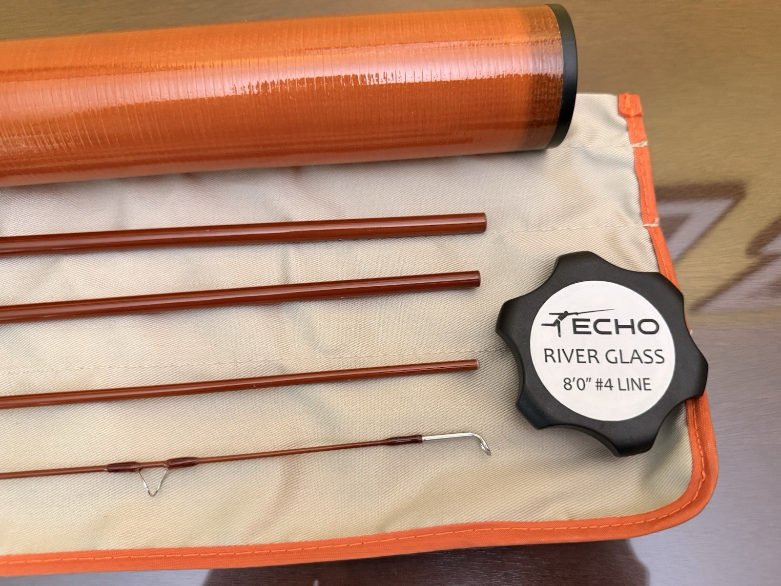 Echo River Glass 8ft 4wt Fiberglass Fly Rod