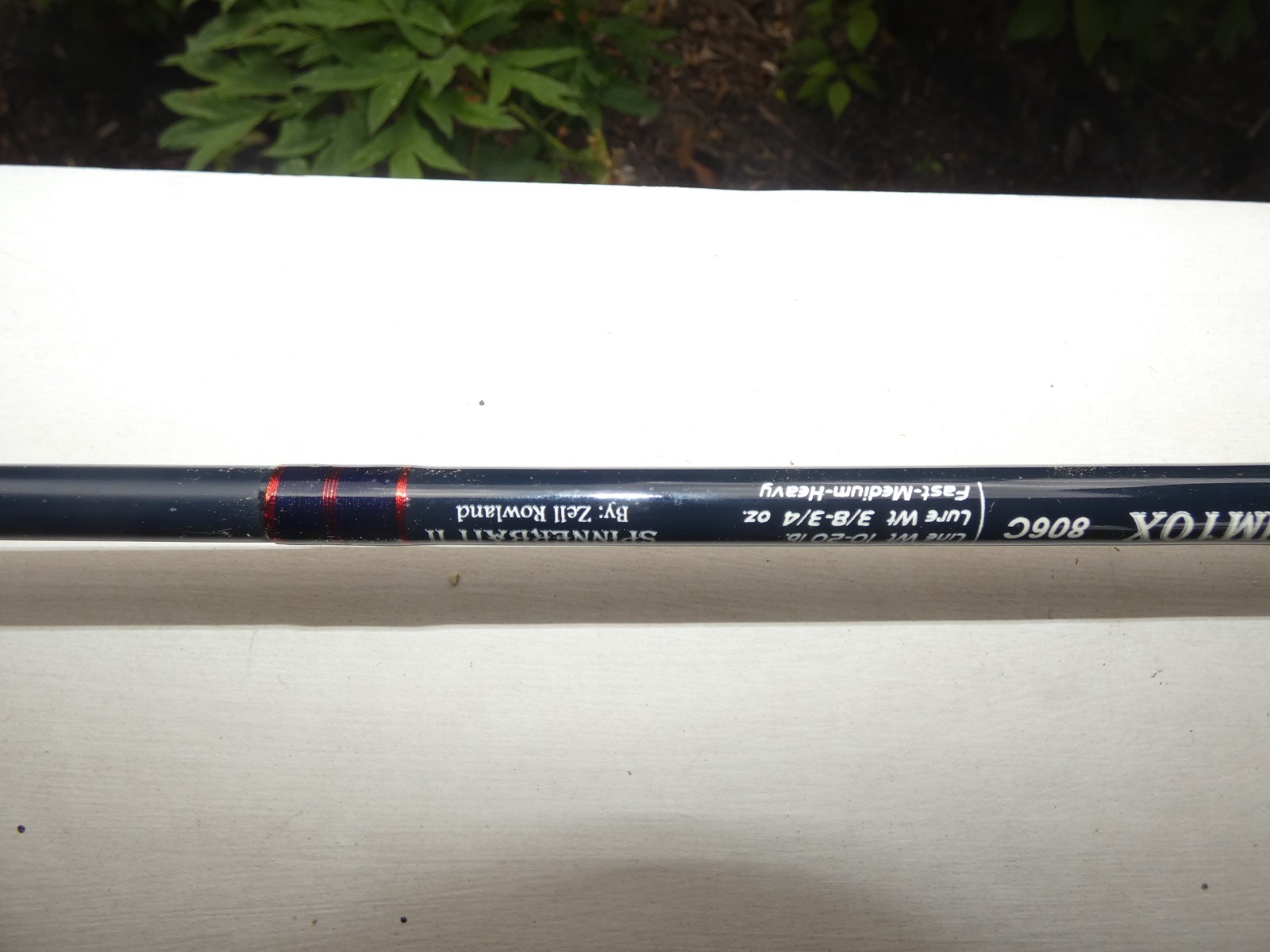 RARE ALL STAR IM10X USA MADE 806C 1 PC FAST MED HVY ACT 6’8″ FISHING ROD