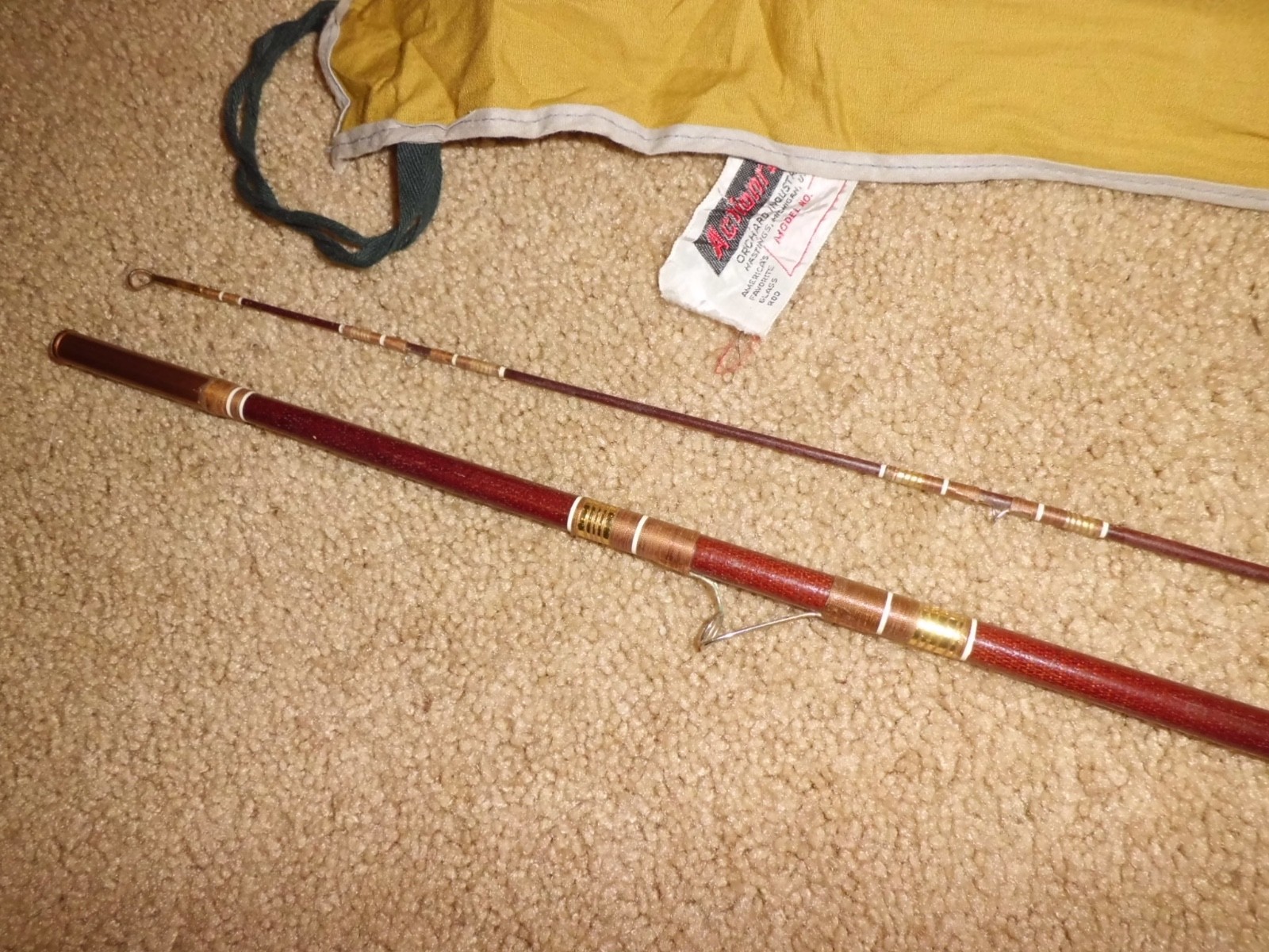 Vintage ACTIONROD 4389 Fly 8’9″ Rod made in USA