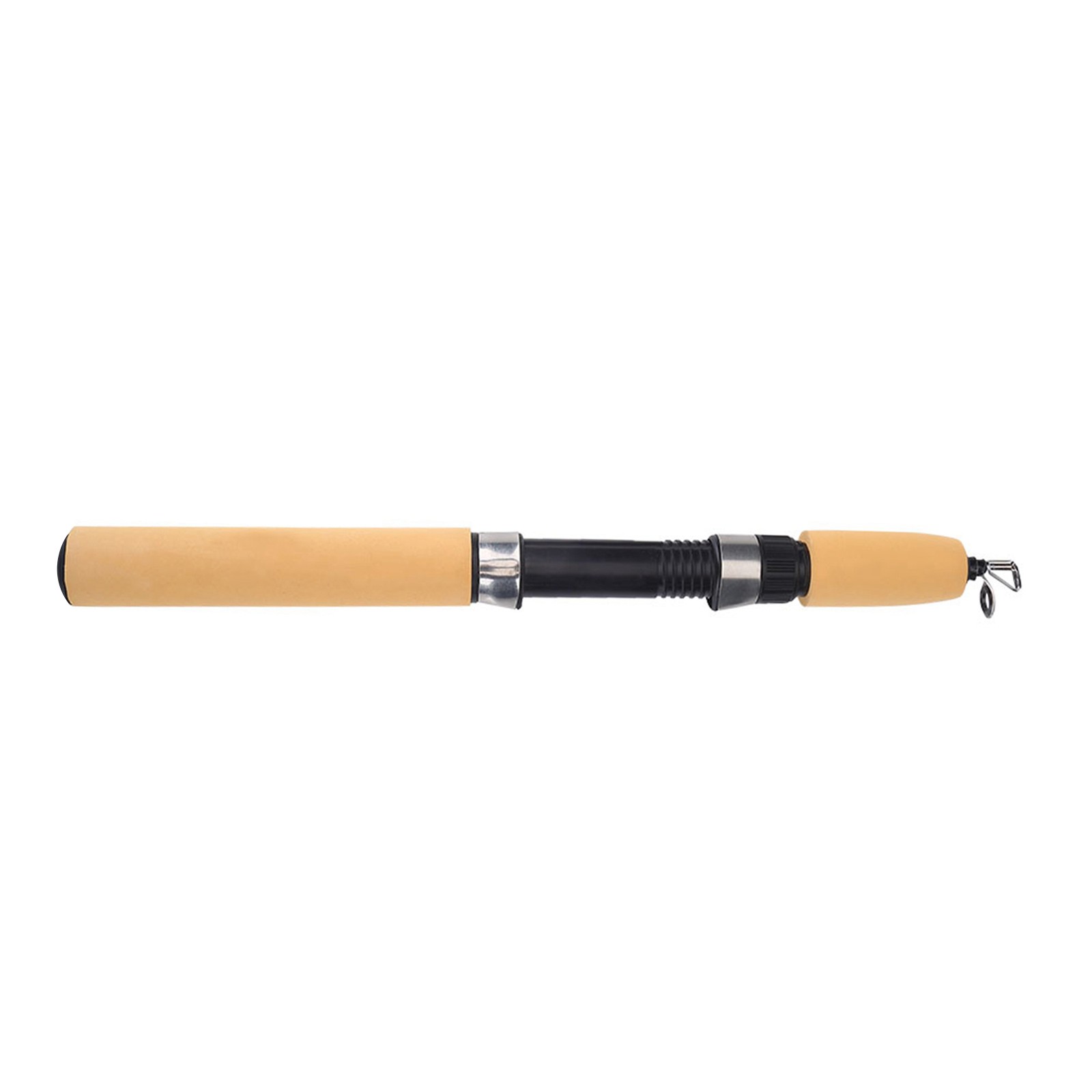 Ice Winter Fishing Rod Glass Fiber Retractable Mini Fishing Pole Tackle EZJQ