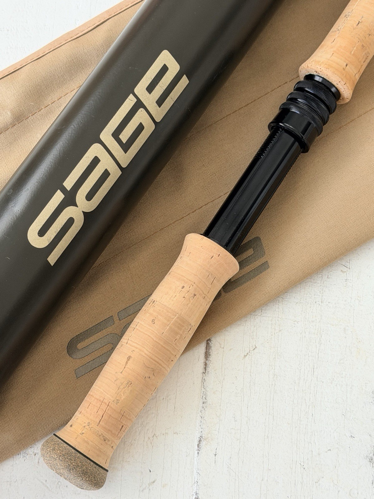 **BEAUTIFUL** 🔥 SAGE Z-AXIS Switch/Spey 8wt. 12’9”~4pc FlyRod!! ~LEGENDARY~ 🔥