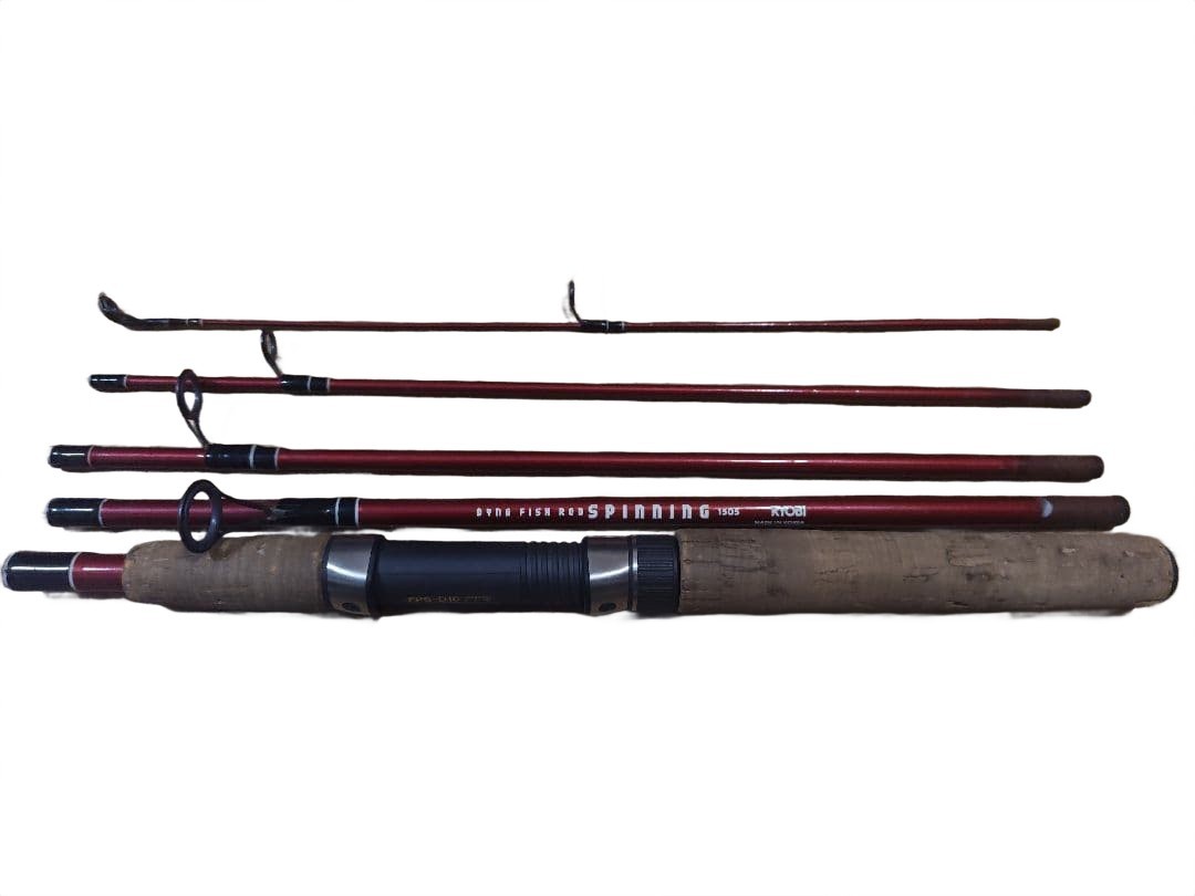 Ryobi DynaFish 1505 Baitcast Pack Rod 5PC Good Condition JDM