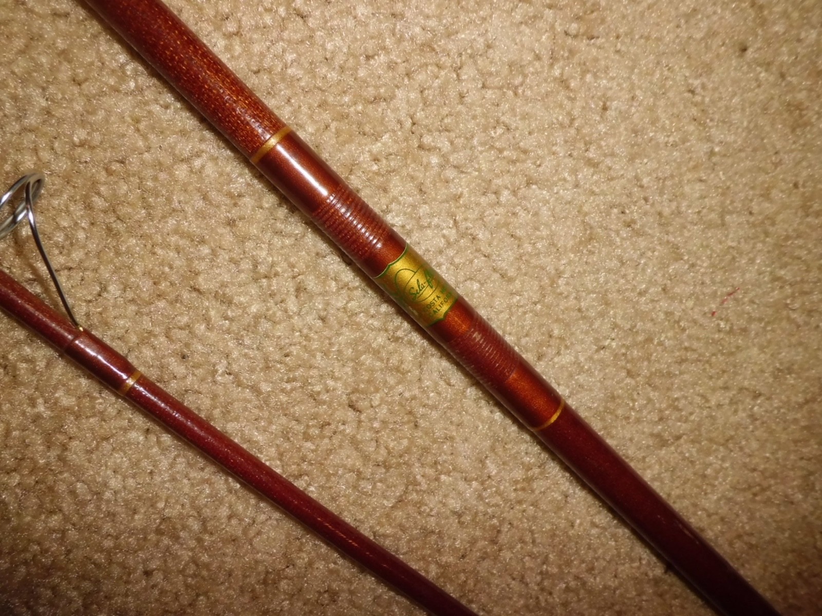 Vintage SILAFLEX SP65RF-2 Spinning 7’6″ Rod made in USA- 6-12 lb test