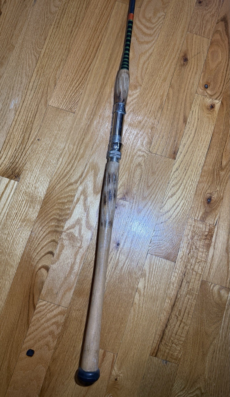 7′ Graphite Casting Rod 1pc All Saltwater Cork Handle Black/Brown/Green(P/U)