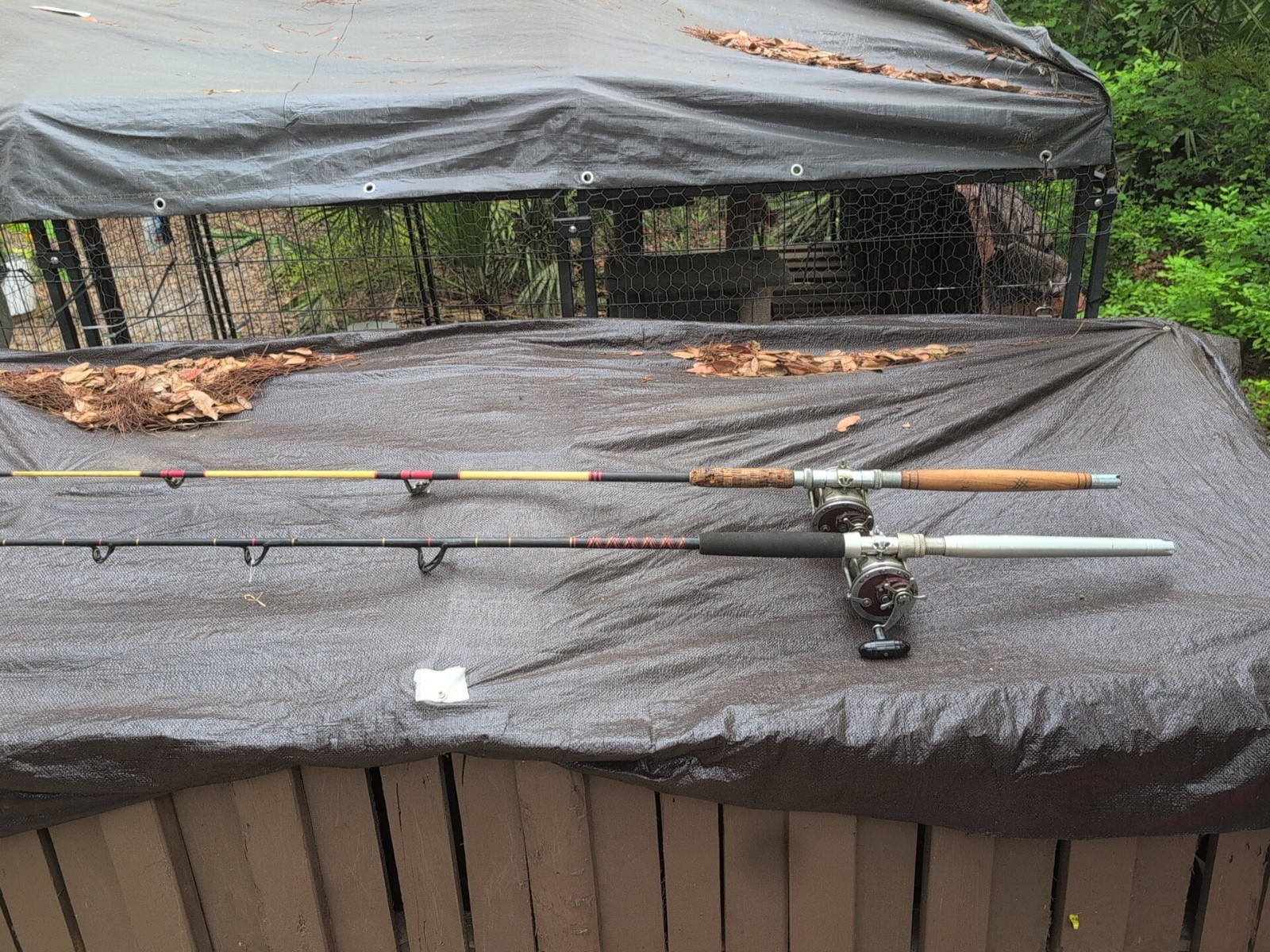 Vintage Star Rods Handcrafted Big Game Stand Up Fishing Rod 30-80 LB Lot Of 2