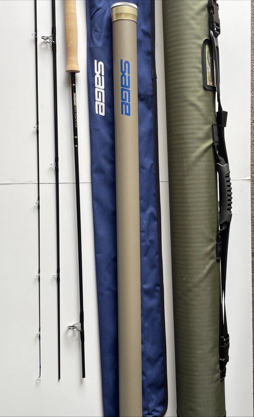 Sage RPLXi 990-3 Graphite III Fly Rod. 9’ 9wt. W/Tube Travel & aluminum