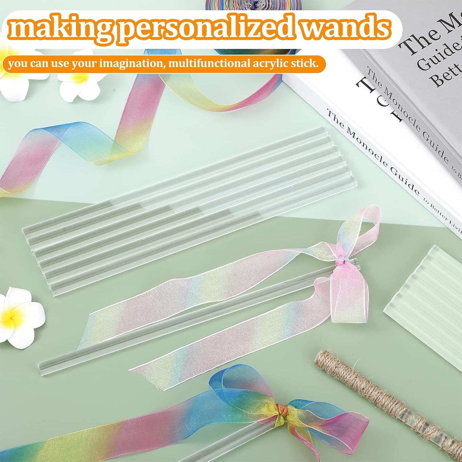 12 Acrylic Dowels – 10 Inch Clear Rods Perfect for Cakes & Stylish Decorations