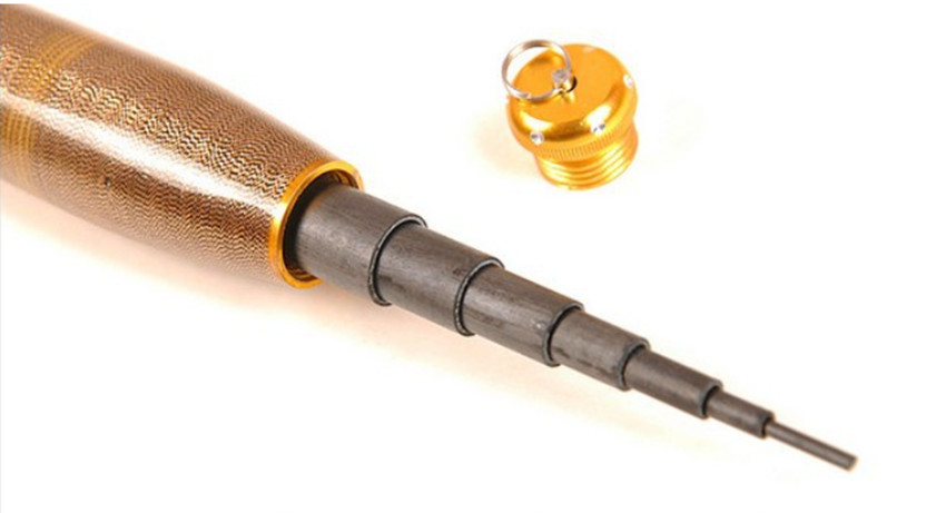 1.5M-3.9M Carbon Fiber Fishing Rod Telescopic Ultra-light Hard Pole Stream Rods