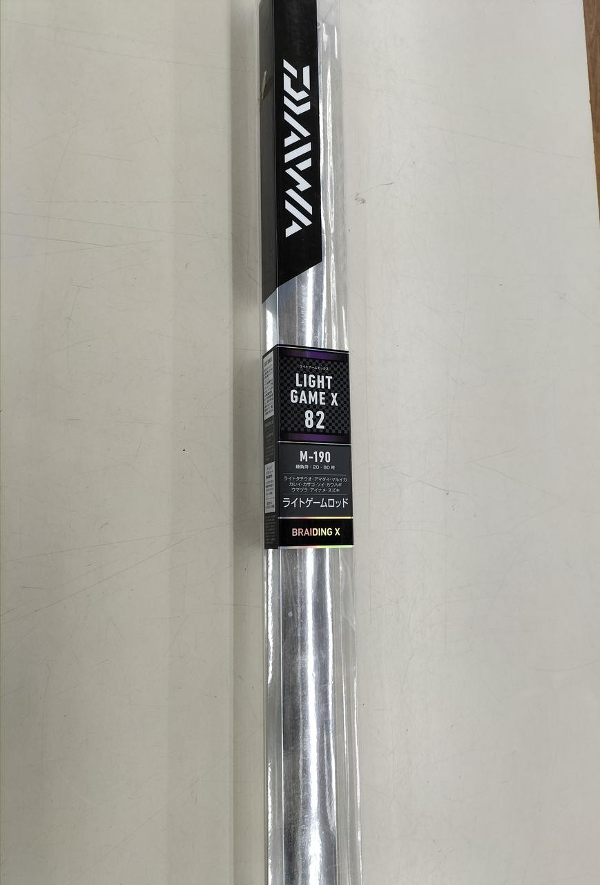 Daiwa Light Game X82 Eging Fishing Rod 1.90m (75in), 105g, 2-Piece