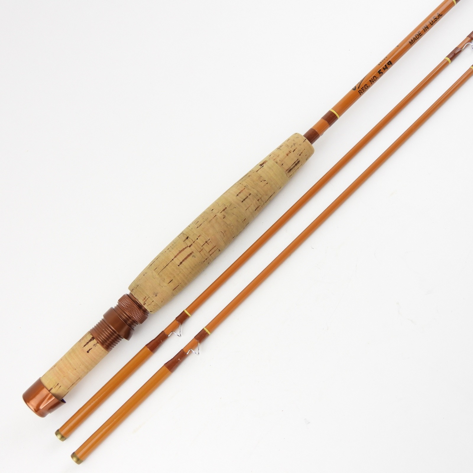 Phillipson Epoxite EF60 Fiberglass Fly Rod. 6’. 6wt. 2-Tips. W/ Tube & Sock.