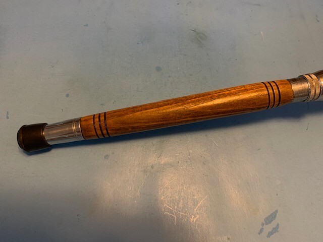 CUSTOM BUILT SAM SCOTT 6 FOOT 6 INCH UNLIMITED TROLLING FISHING ROD AFTCO GUIDES