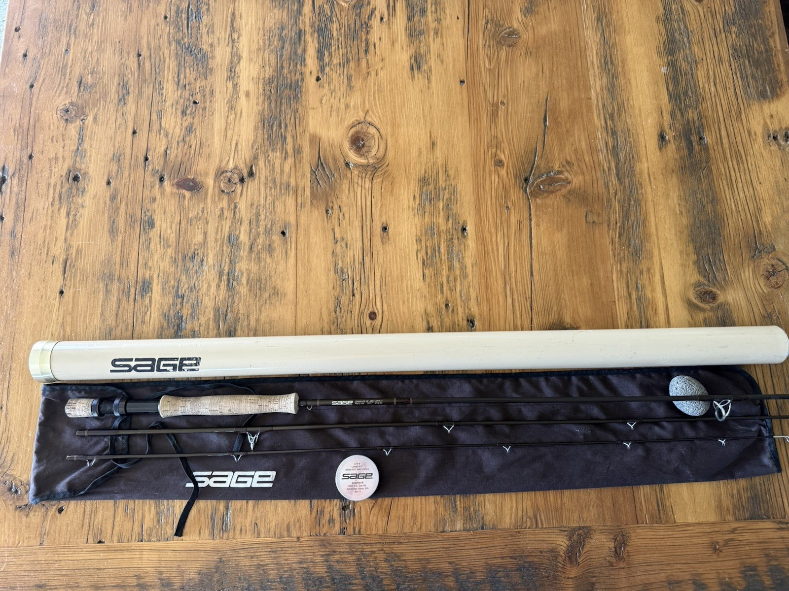 Sage Model GFL 890-3 RPLX Graphic III 3 #8, 9′, Piece Vintage Fly Rod